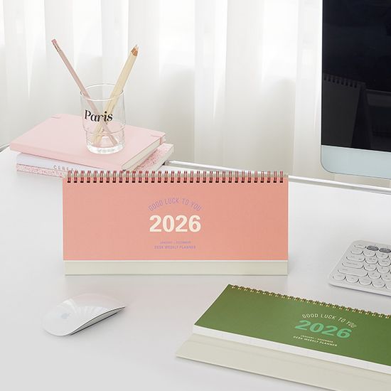 (2026 날짜형) 데스크 위클리 플래너 2026_탁상달력