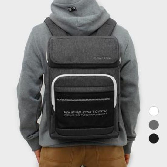 [DICUBO]투톤 메쉬 포켓 캐주얼 백팩 DC1937