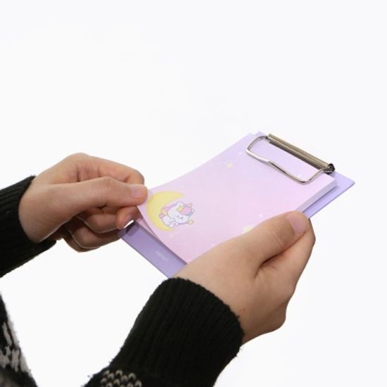 핑크풋 쪼꼬미친구들떡메클립보드