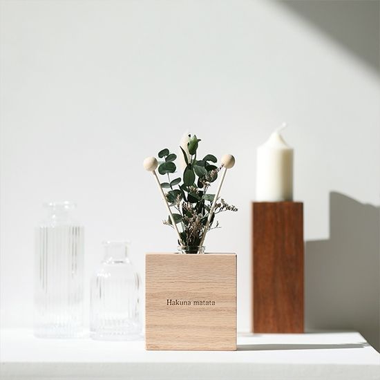 모던포인트 원목 각인 플라워 디퓨저 100ml