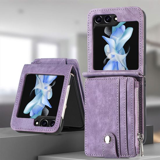 갤럭시 Z플립 6 5 4 3 가죽 분리형 카드 지갑 케이스