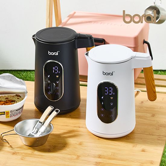 보랄 BIG LCD 디지털 이중 통스텐 1.7L주전자 BR-701D