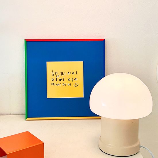 햅피이이이 80`S 컬러프레임 30X30CM 인테리어 액자