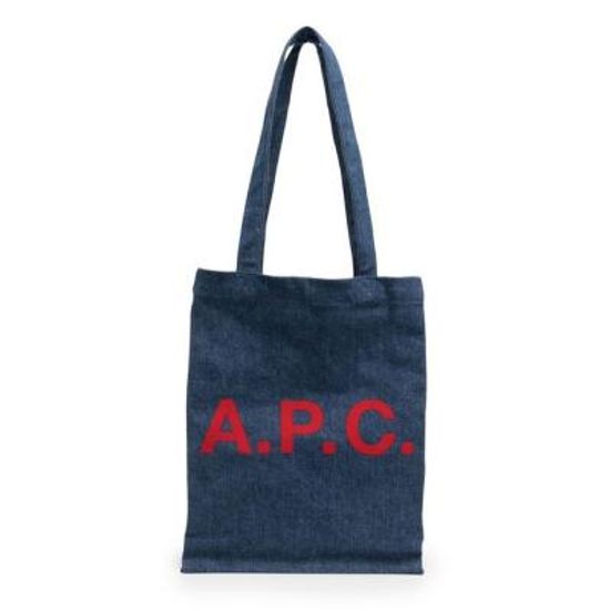 아페쎄 APC 루 데님 토트백 IAL WASHED INDIGO