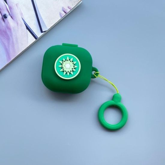 갤럭시버즈2 라이브 프로 과일 동물 하트 키링 케이스
