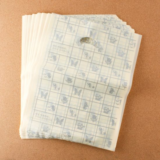 100p 양장비닐봉투(베이지)/행사납품용