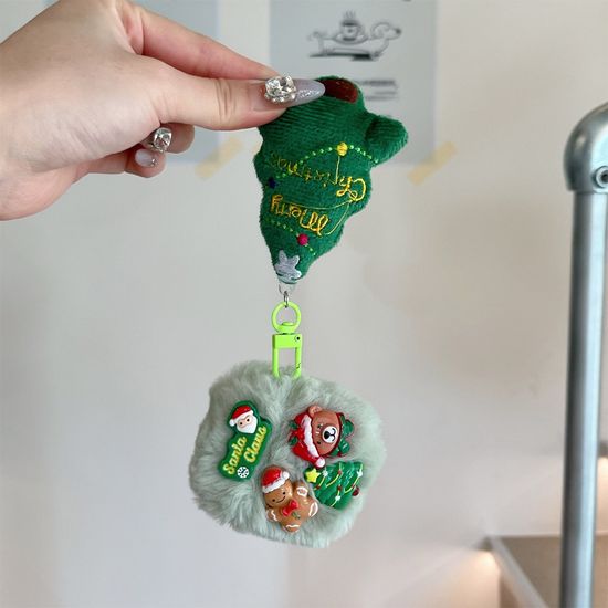 에어팟 4 3 2 1 프로 케이스 크리스마스 털 인형 키링