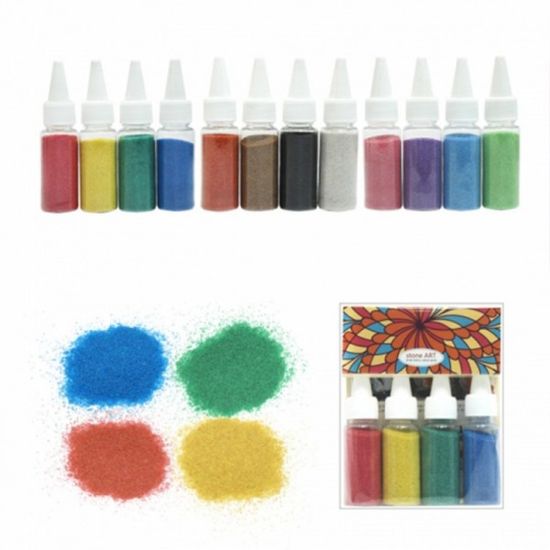 스톤아트 아트만들기 고운 색모래 4색세트 3종 세트 
