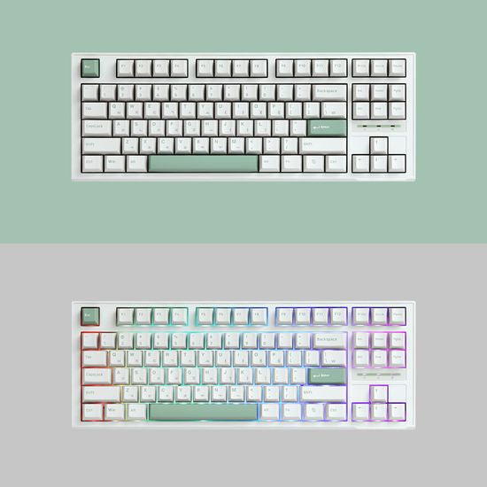 SPM PL87C PBT 몽돌 텐키리스 게이밍 기계식 키보드