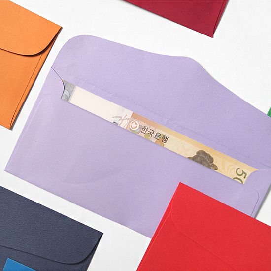 색지 용돈봉투 50장입