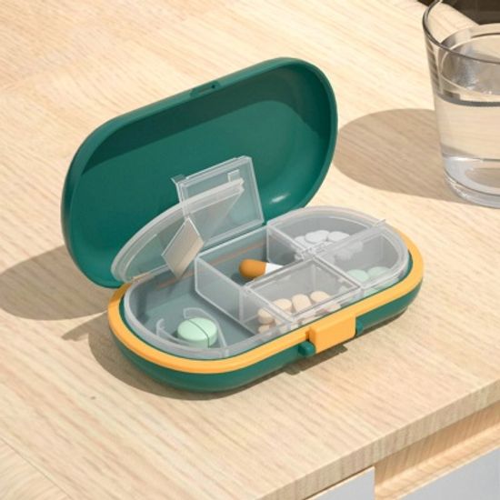 PH 휴대용 영양제 알약 칼날 약통 보관함 accept