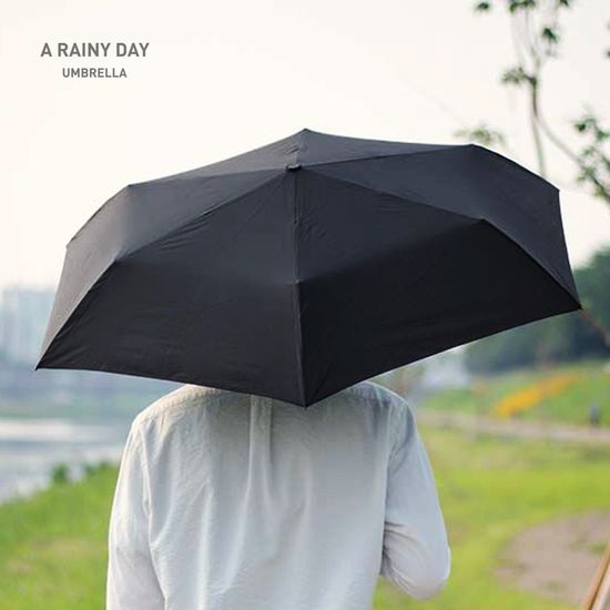 [A RAINY DAY]완 자동 경량우산 _솔리드 3color 