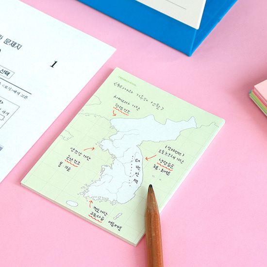 텐스쿨 점착 메모지 (중고생, 30매, 스티키메모지)