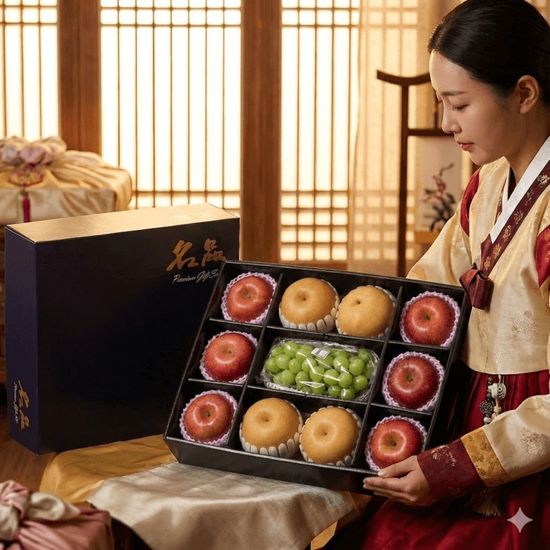 [자연예서] 명품 혼합 2호 과일선물세트(사과6+배4+샤