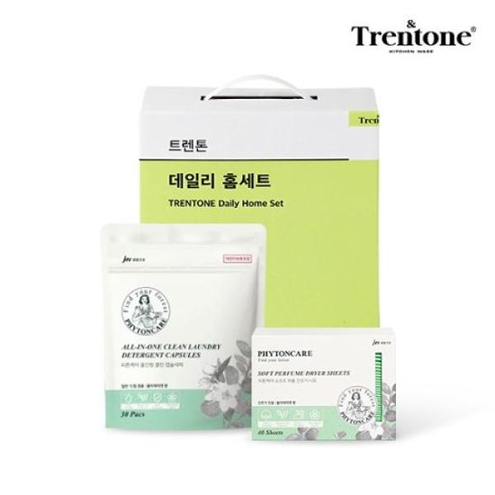 트렌톤 피톤케어 캡슐세제 + 건조기시트 2종세트