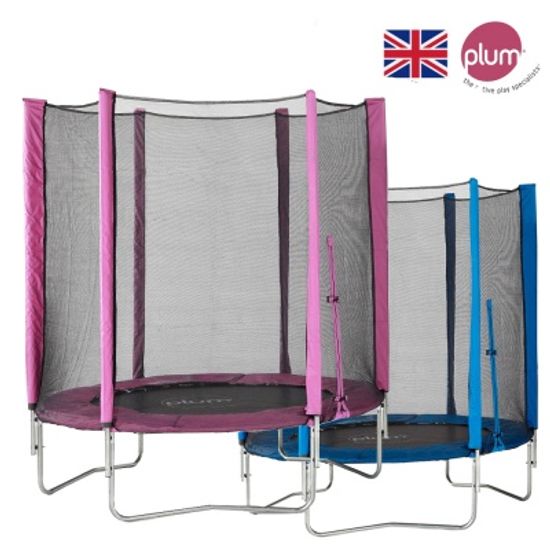 플럼 유아 트램폴린 182cm 대형 안전망 어린이
