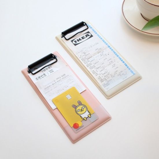  MINI 포켓 클립보드 영수증 결제판
