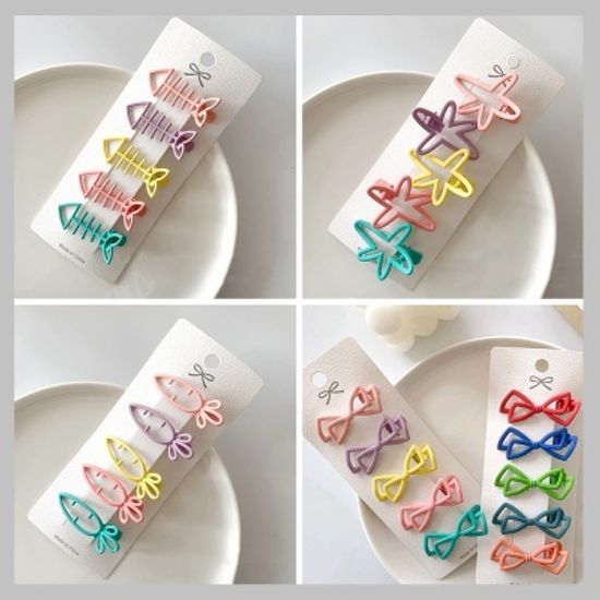 파스텔 컬러 미니 집게 핀 앞머리 옆머리 예쁜 머리삔