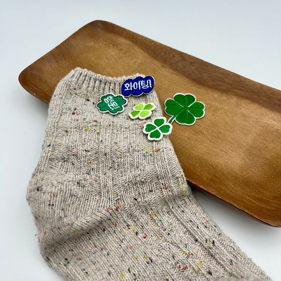 네잎클로버 와펜 패치 5종 클로버 DIY