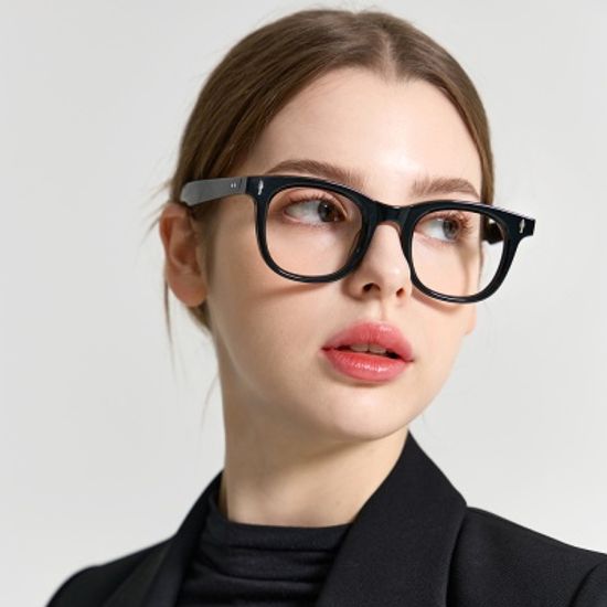 RECLOW ARROW BLACK GLASS 아세테이트 안경