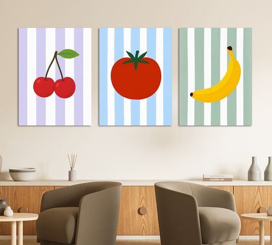 과즙 사과 그림 인테리어 액자 거실 주방 현관 카페