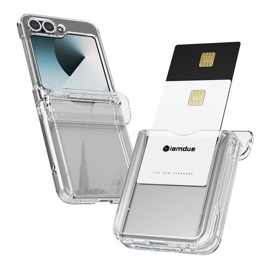 갤럭시 Z플립6 케이스 힌지보호 카드케이스 2장수납