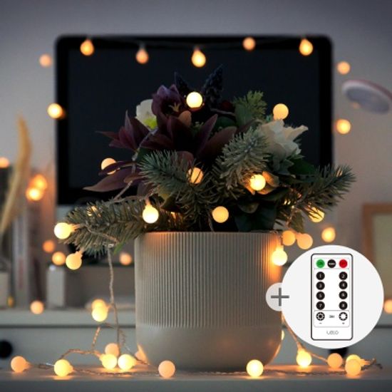 LED 앵두전구 100구 장식 조명 LCB-100 (웜화이트)