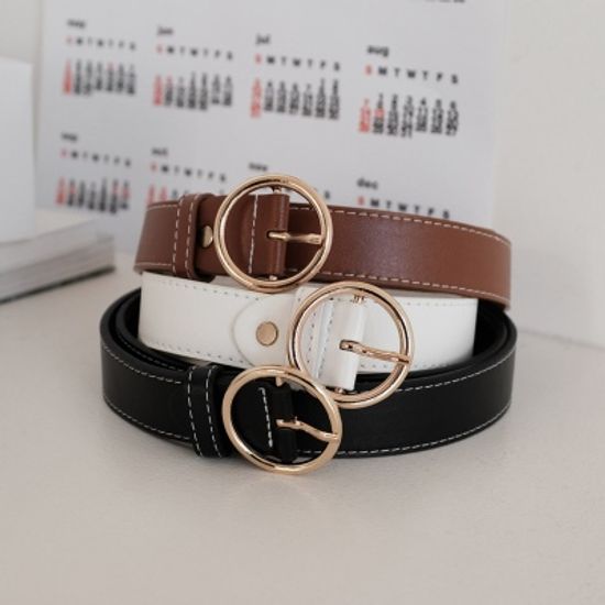 [1+1]7종 벨트 라운드 사각 가죽벨트 모음