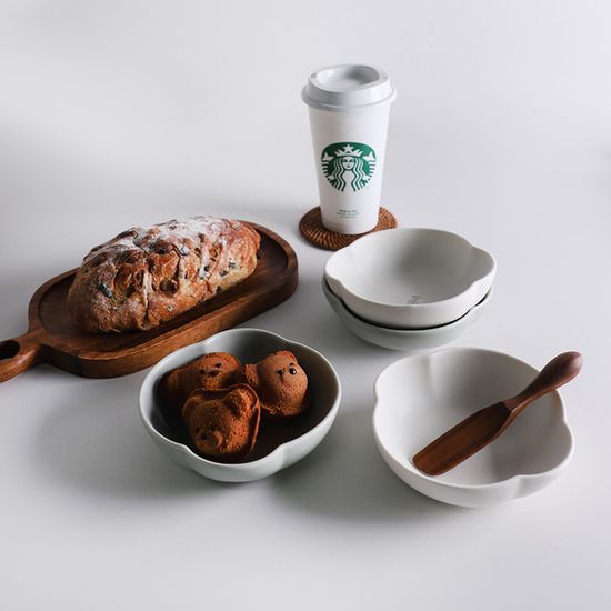 시라쿠스 네이처 무광 라면찬기 5.5인치 4p 세트 