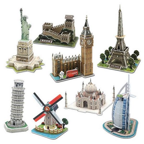 3D입체퍼즐 세계유명건축물 23종 모형 만들기