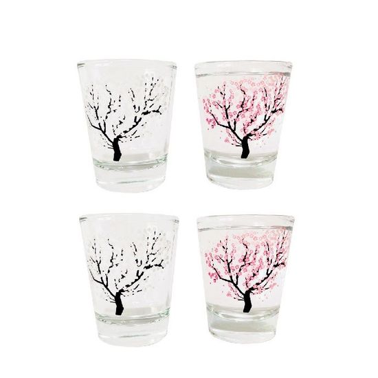 [캠핑덕] 벚꽃 소주잔 4pcs