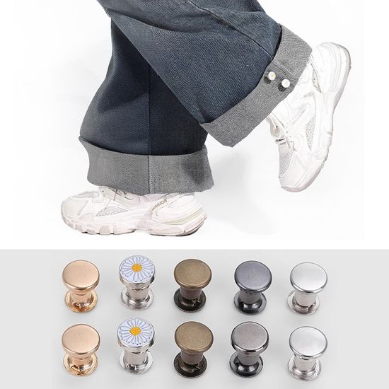 바지 밑단 줄이기 바지단 클립 기장 수선 고정 셀프