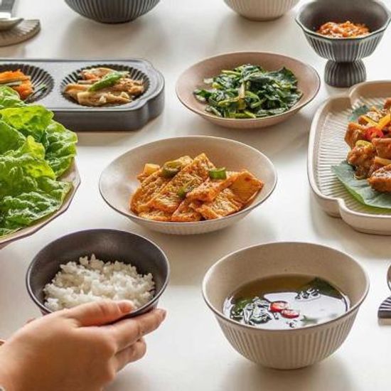 [오덴세] 시손느 밥국공기 + 소찬기 3p세트