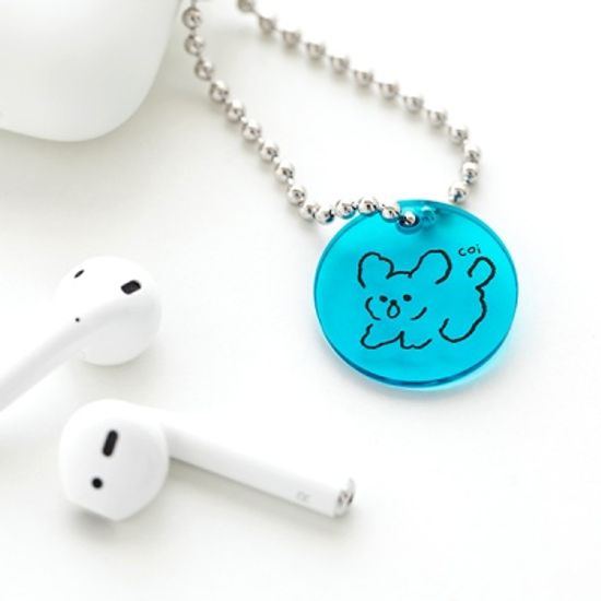 애니메리코이 동그란 키링