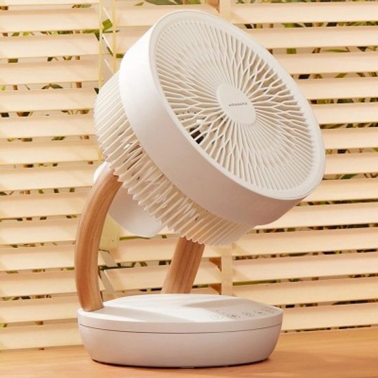 엔틱 우드 에어 선풍기 공기순환 써큘레이터