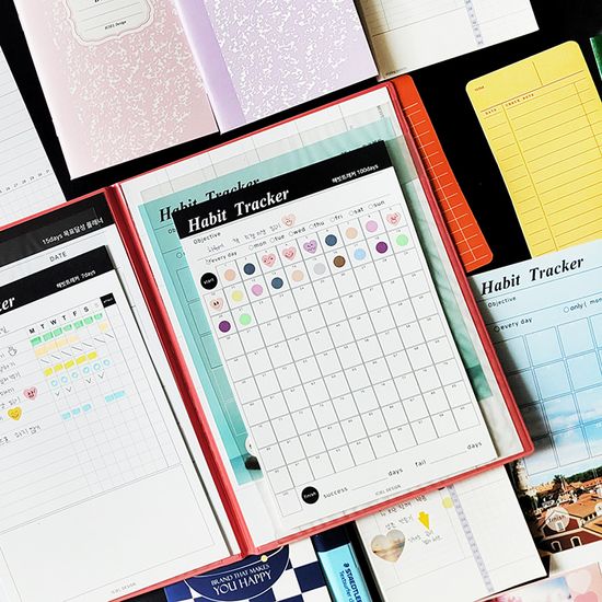 Iciel Habit tracker (A5) 100day 해빗트래커 