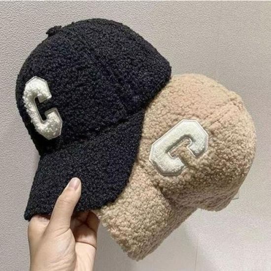 뽀글이 램스울 C 모자 볼캡 야구모자