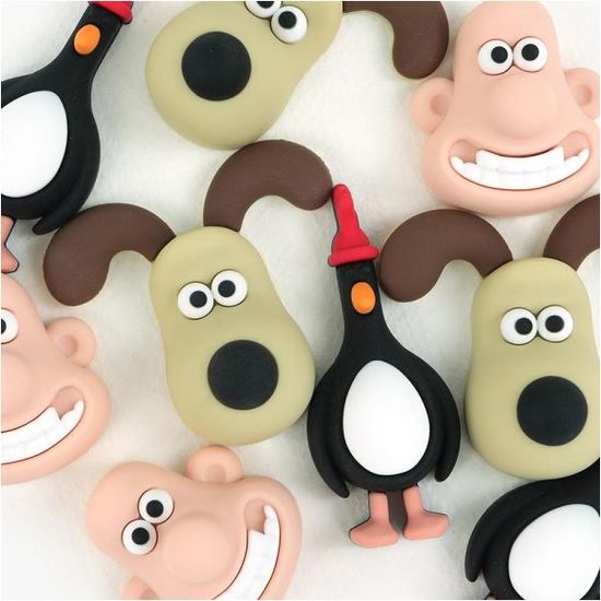 핑크풋 [공식정품]월레스와그로밋피규어스티커