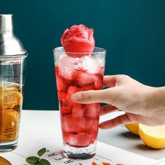 실리콘 장미 얼음틀 - (소)1p