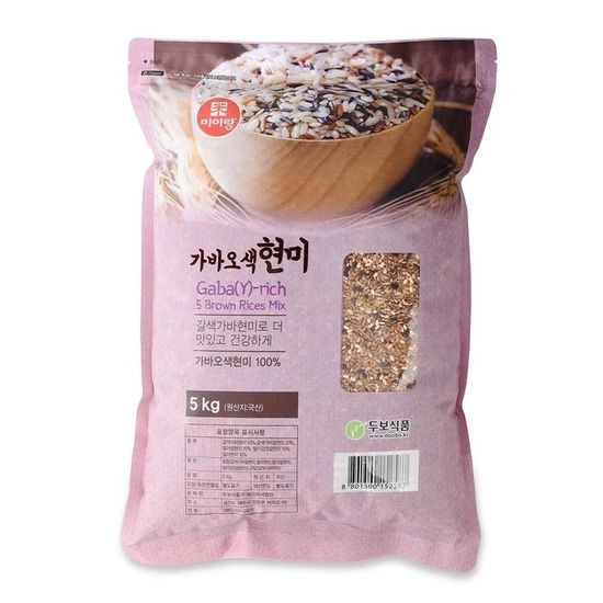 미이랑 국내산 가바오색현미 5kg 혼합곡