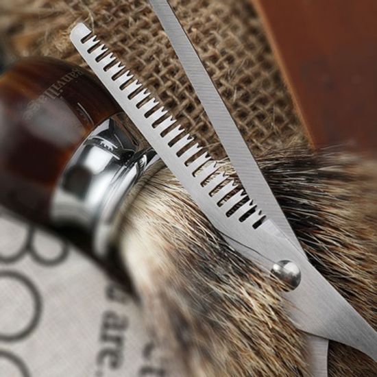 강아지 애견 미용기구 셀프미용 숱 가위 빗 3종 세트