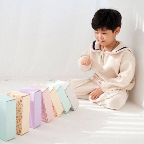 감각적이고 트렌디한 감성 종이벽돌블럭 테라조 42pcs