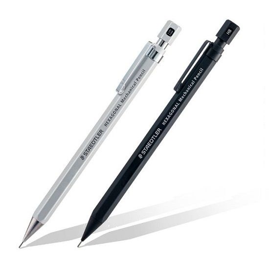 스테들러 0.5mm 샤프펜슬-헥사고날 925 77 틴케이스