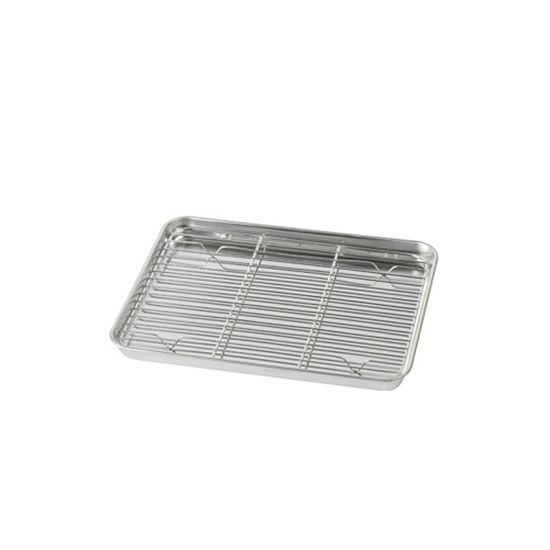 퀸센스 스텐 304 바트 사각 거름망 트레이