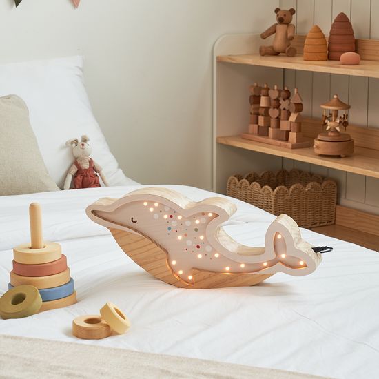 키앤비 돌고래 우든 무드등