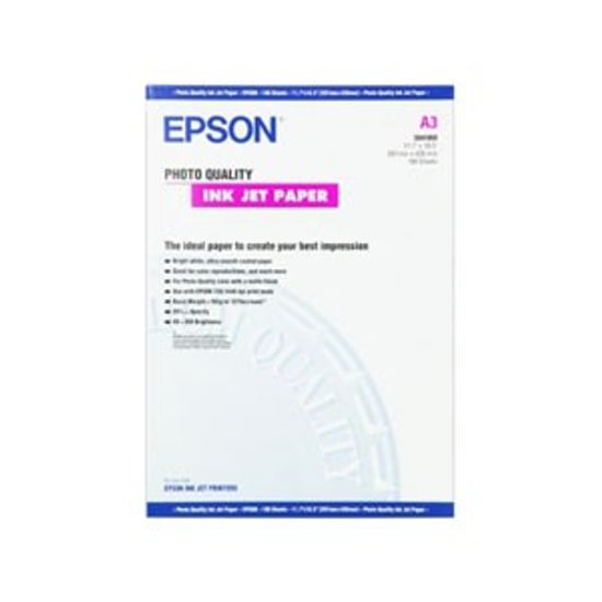 엡손(EPSON)용지 C13S041068 / Photo quality ink jet paper A3 / 100매