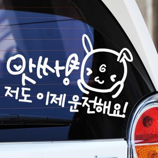 앗싸 저도 이제 운전해요 - 초보운전스티커(419)