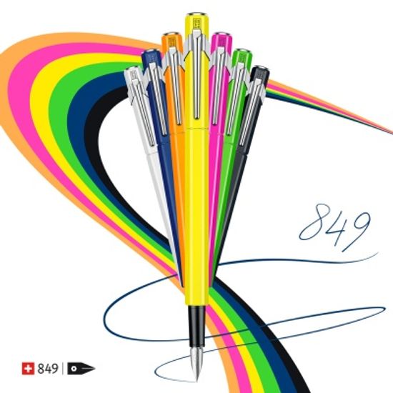 [CARAN DACHE] 까렌다쉬 849 메탈 만년필 Cd842-EF촉