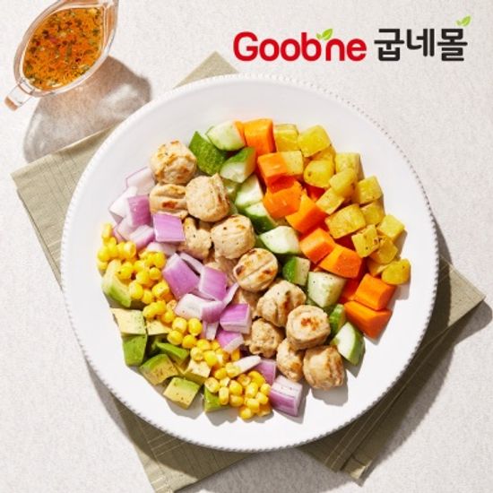 [굽네] 닭가슴살 큐브 100g 3종 10팩 골라담기