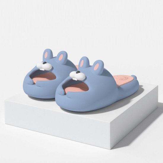 토끼 슬리퍼 EVA 4cm 미끄럼방지 토끼 욕실화 구름슬리퍼